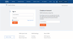 Desktop Screenshot of hq.ssrn.com